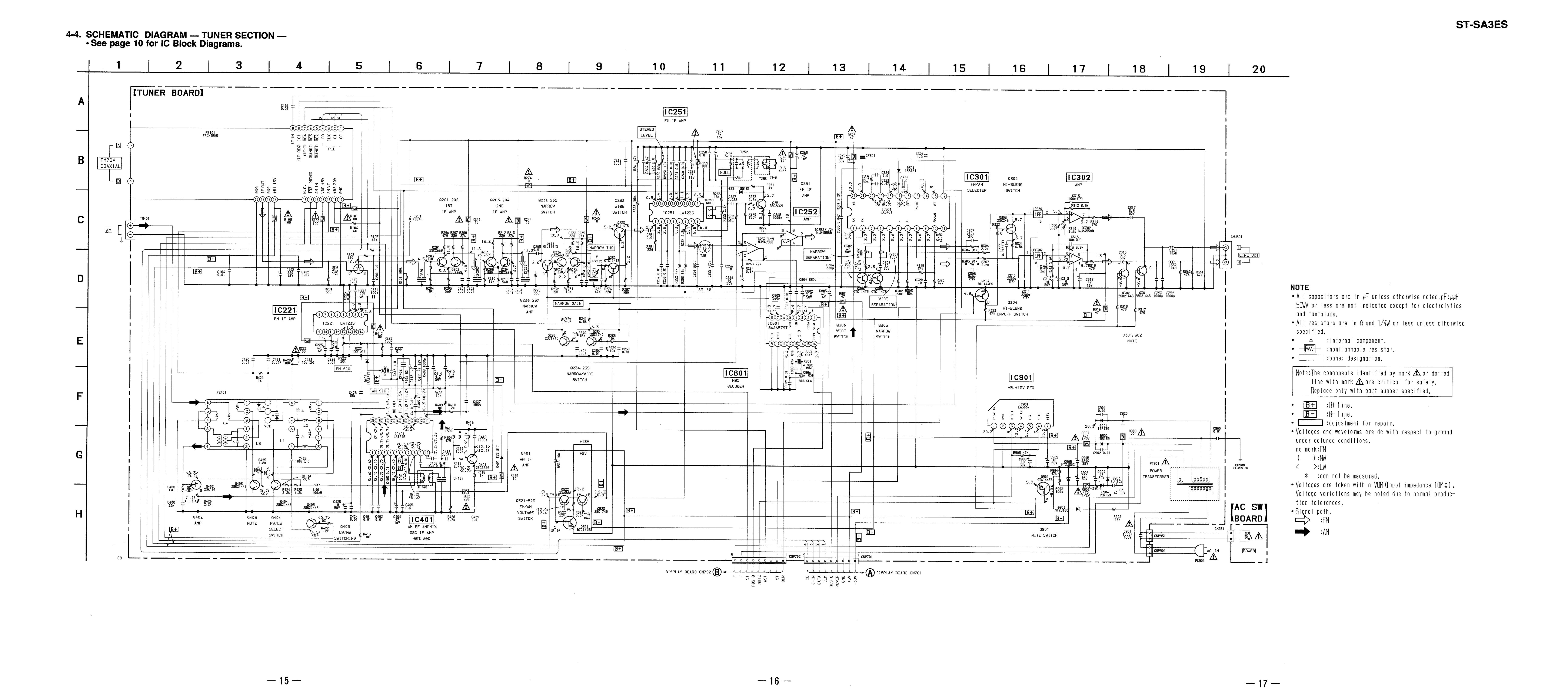 Sony cfd 222l принципиальная схема